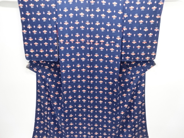 大正ロマン　花模様着物